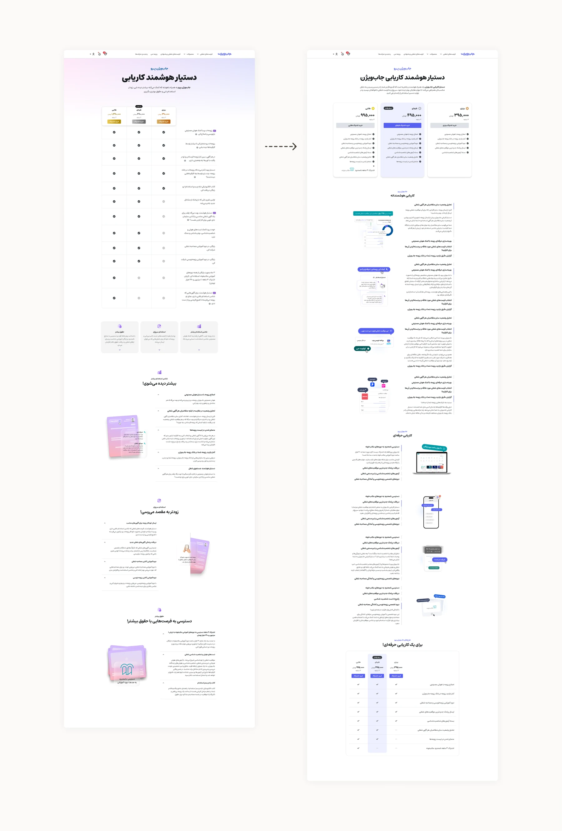 The Premium subscription landing page used for fake door testing